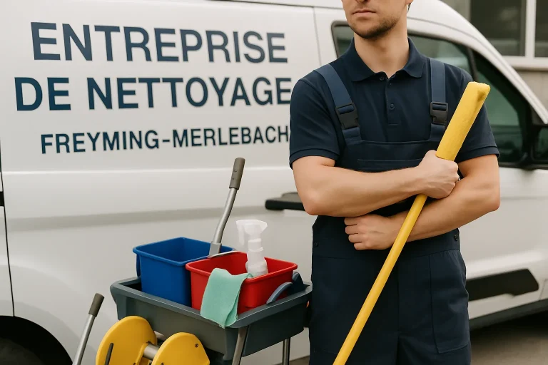 Un professionnel nettoie un appartement insalubre à FREYMING-MERLEBACH avec des équipements spécialisés.