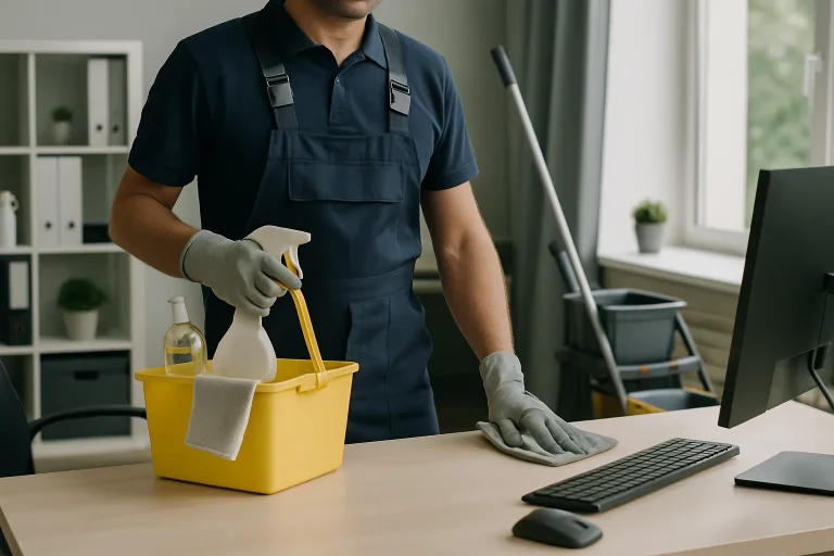 Équipe professionnelle nettoyant un appartement insalubre à MONDELANGE, équipements modernes visibles.
